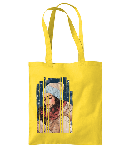 Desi Girl Winter Shoulder Tote Bag