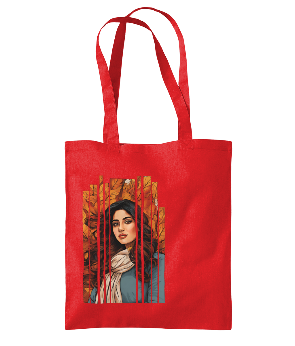 Desi Girl Autumn Fall - Shoulder Tote Bag