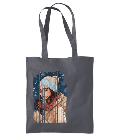 Desi Girl Winter Shoulder Tote Bag