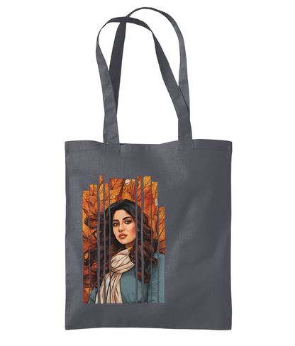 Desi Girl Autumn Fall - Shoulder Tote Bag