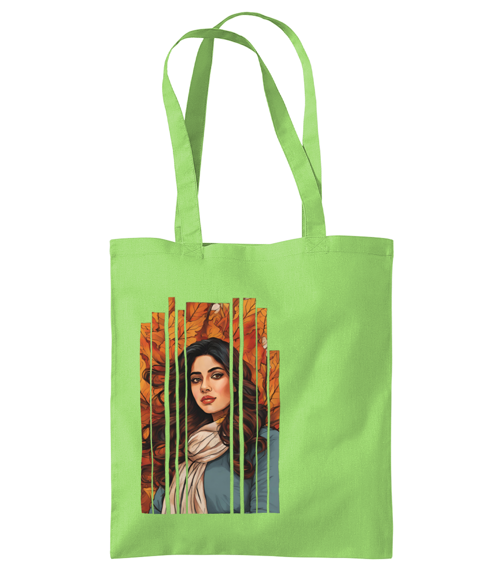 Desi Girl Autumn Fall - Shoulder Tote Bag