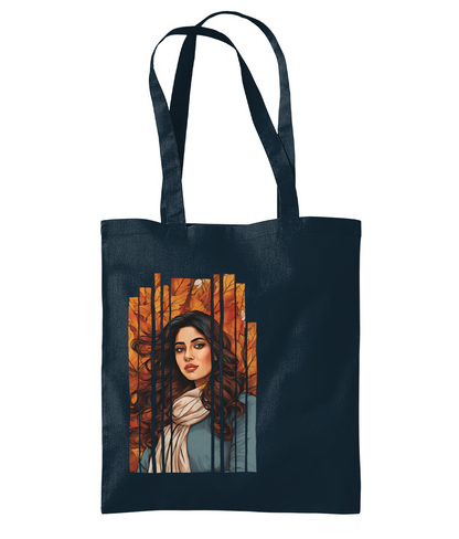 Desi Girl Autumn Fall - Shoulder Tote Bag