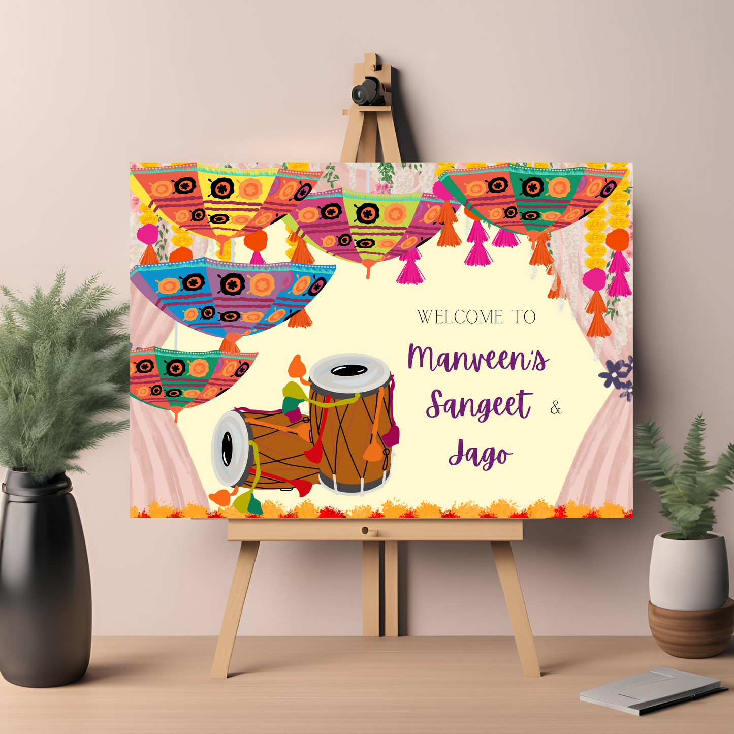 Decor Jago Entrance Board Digital Download - Online Template