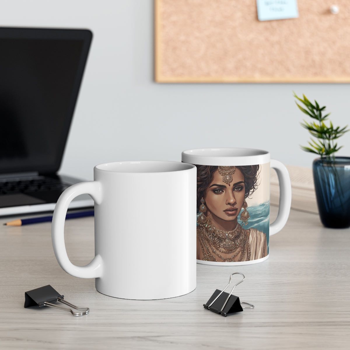 South Asian Art - Ocean Queen Mug