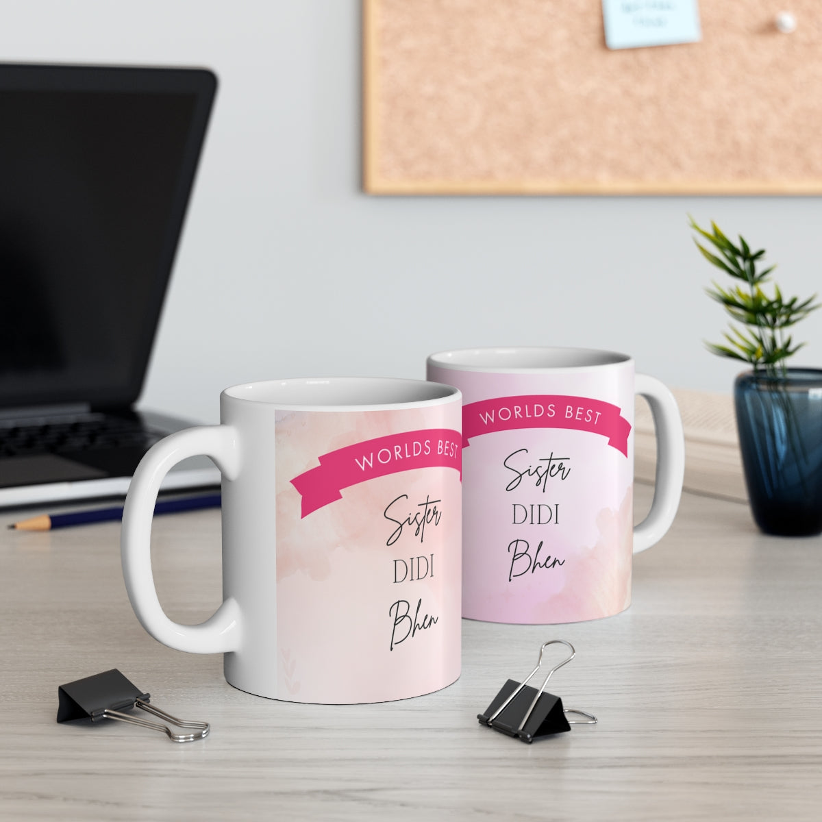 Gifts for Sister - Worlds Best Sister Desi 11oz Mug