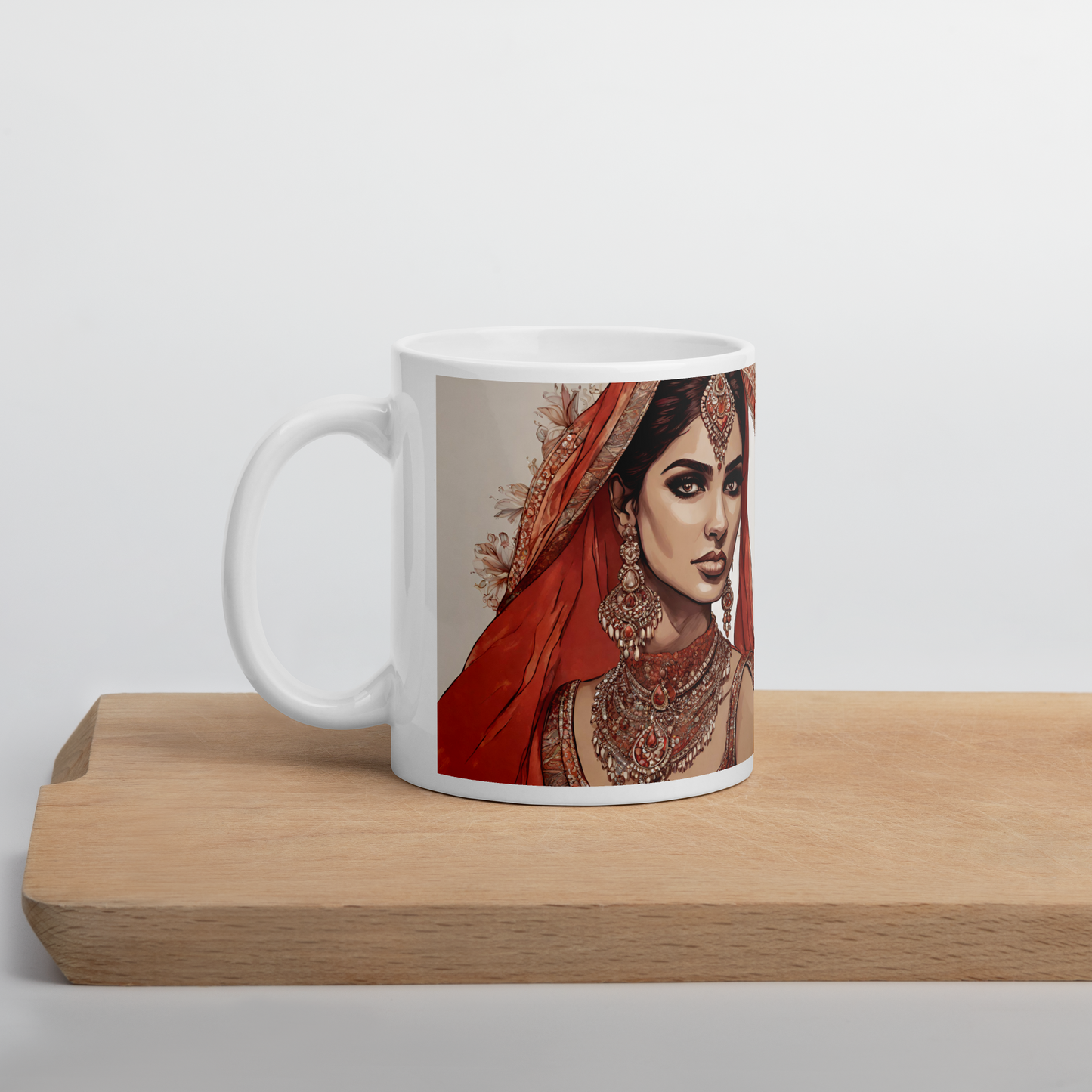 South Asian Art - Fire Queen Mug