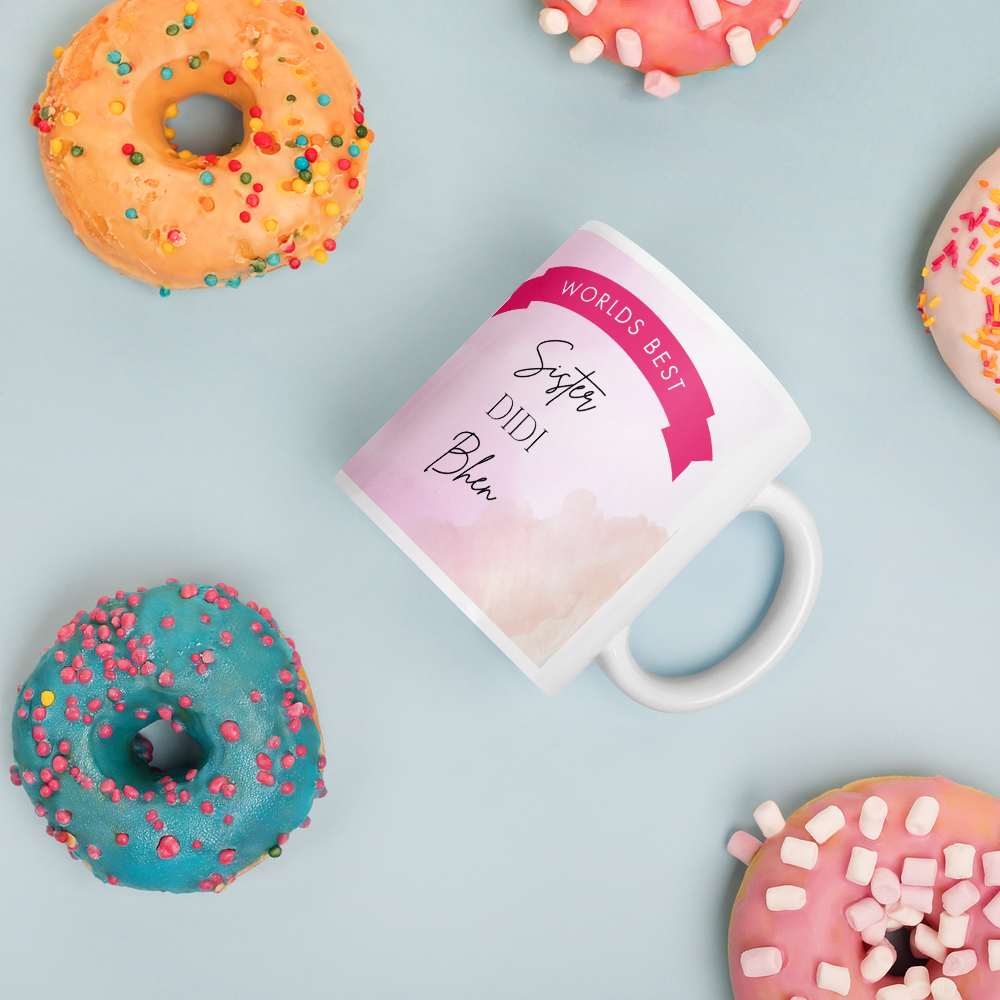 Gifts for Sister - Worlds Best Sister Desi 11oz Mug