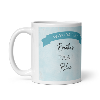 Gifts for Brother - World Best Brother Desi 11oz Mug