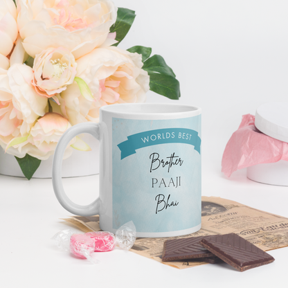 Gifts for Brother - World Best Brother Desi 11oz Mug