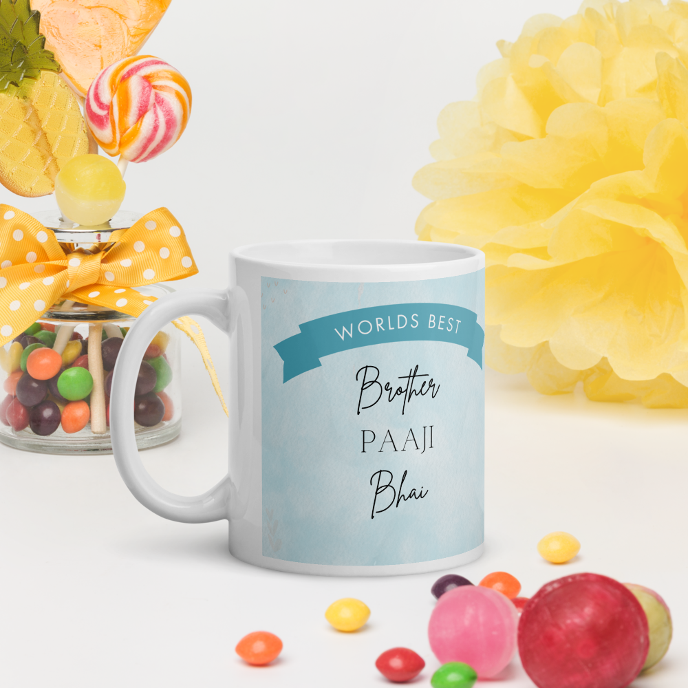 Gifts for Brother - World Best Brother Desi 11oz Mug