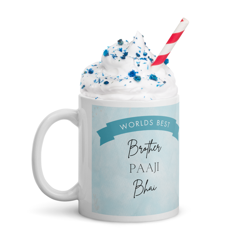 Gifts for Brother - World Best Brother Desi 11oz Mug