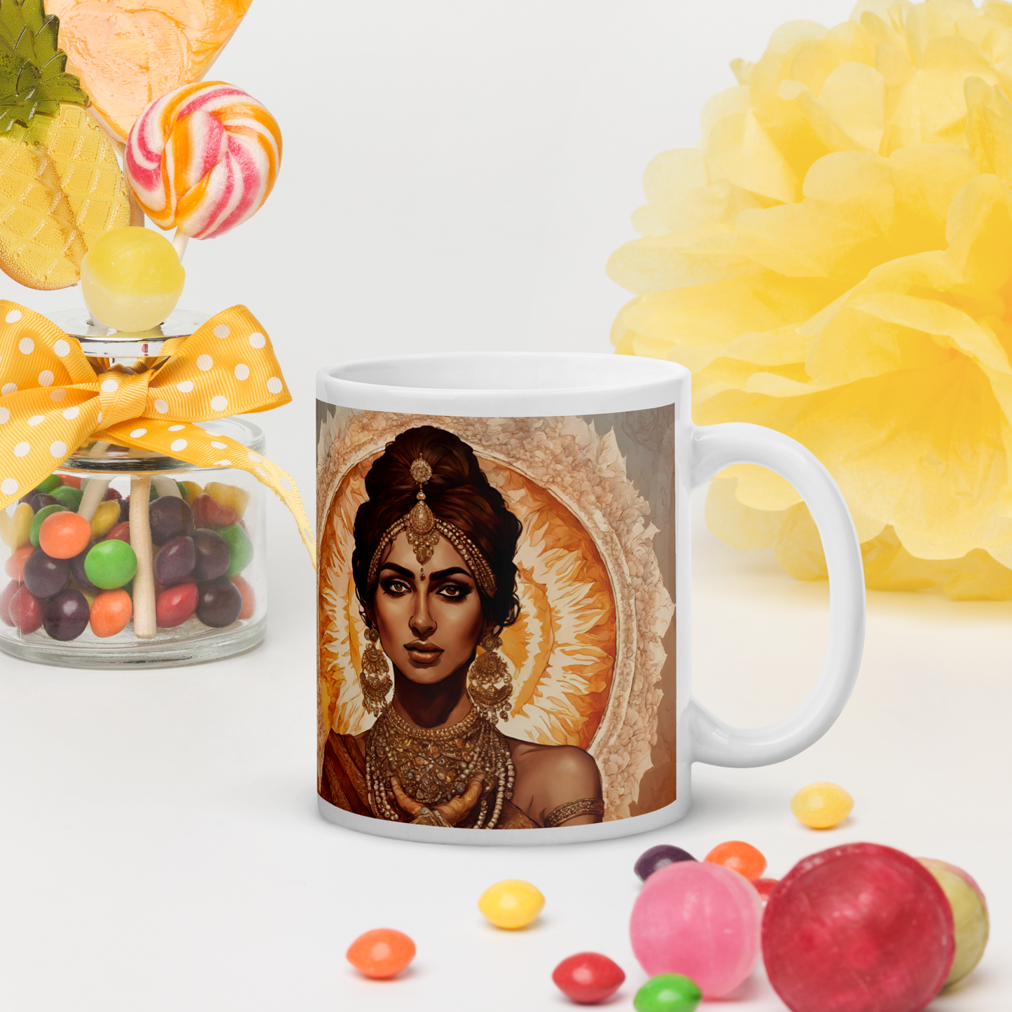 South Asian Art - Sun Goddess Mug