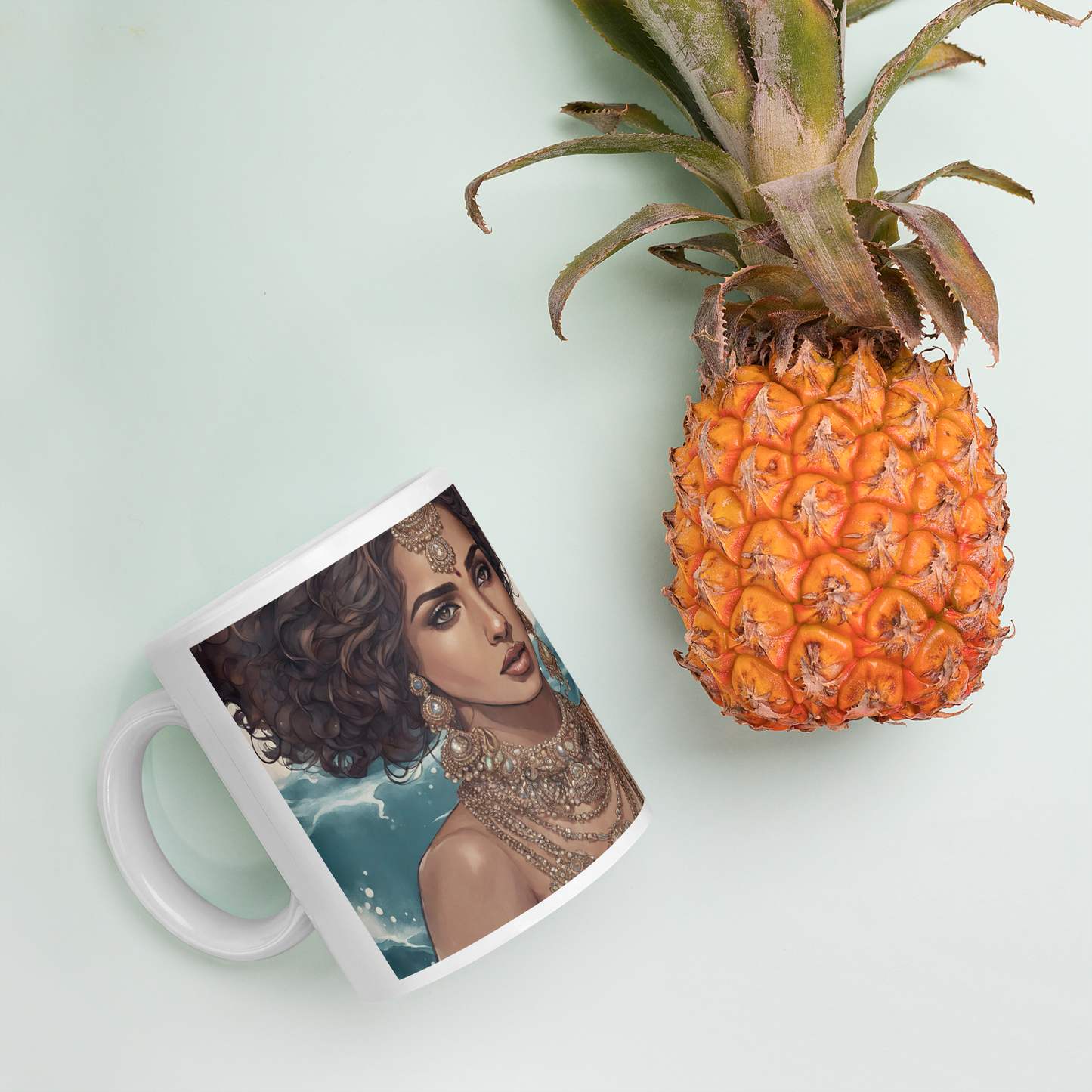 South Asian Art - Ocean Queen Mug