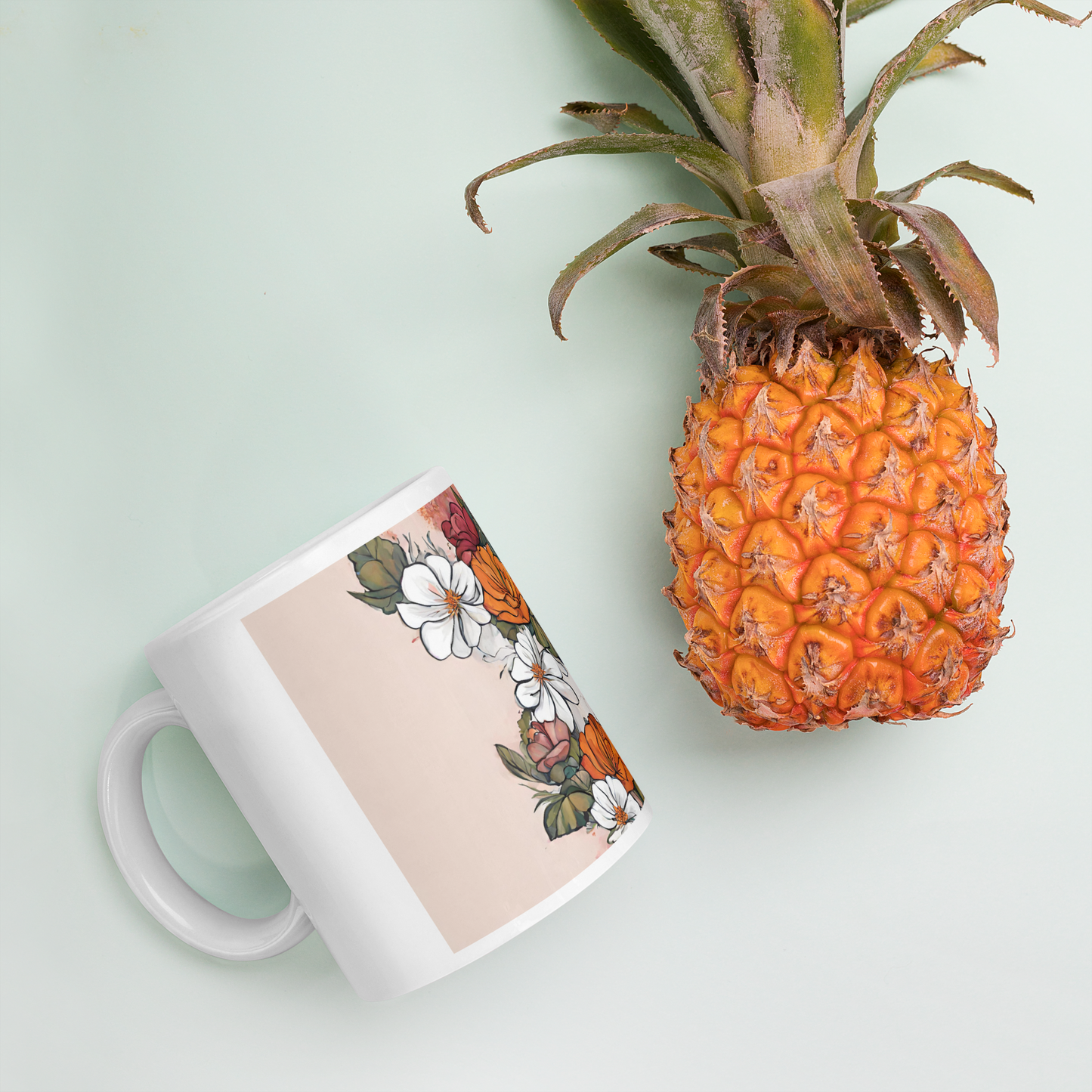 South Asian Art - Flower Power Mug