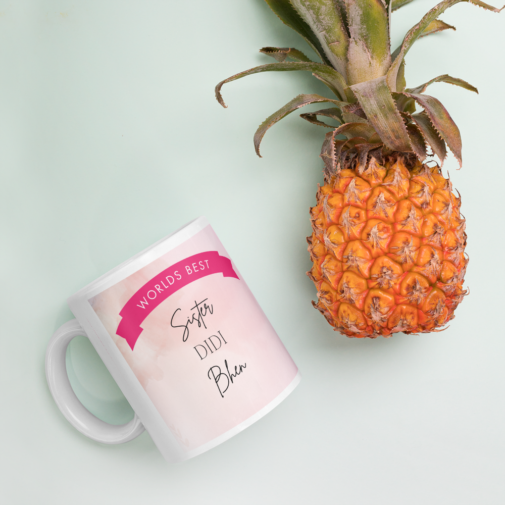 Gifts for Sister - Worlds Best Sister Desi 11oz Mug