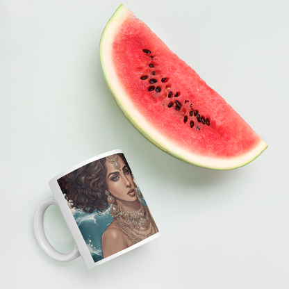 South Asian Art - Ocean Queen Mug